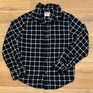 Cat & Jack Boys Button Down Flannel Shirt